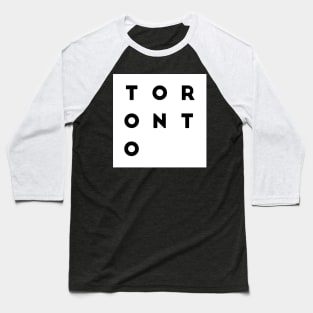 Toronto | White square, black letters | Canada Baseball T-Shirt